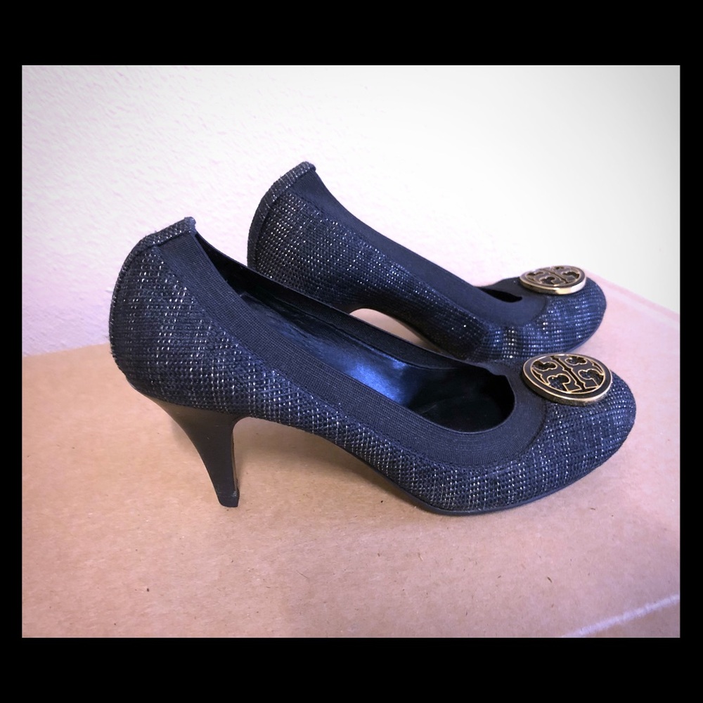 Tory Burch Black heel shoes size 6.5